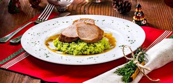 Filete de cerdo en costra al horno