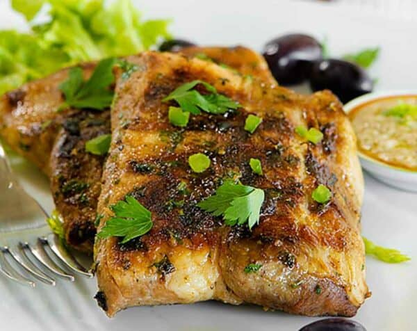 Plateada de lomo con tapenade